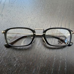 New PERSOL 3044-V BLACK Eyeglasses Handmade ITALY glasses 52-21-140